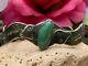 1930s Navajo Fred Harvey Era Turquoise Double Rattlesnake Sterling Cuff Bracelet