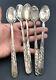 (5) Old Pawn 1940's Fred Harvey Era Navajo Sterling Silver Stamped Spoon Set