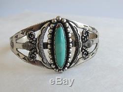 5 vintage Navajo sterling silver coral turquoise cuff bracelet lot Fred Harvey