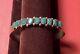 A Vintage Sterling Silver Fred Harvey Turquoise Bracelet. Excellent Condition