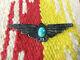 Antique Fred Harvey Navajo Sterling/coin Silver Turquoise Thunderbird Pin Brooch