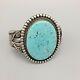 Better Than Usual, Fred Harvey Era Turquoise & Sterling Silver Cuff Bracelet