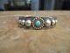 Charming Old Fred Harvey Era Navajo Sterling Silver Turquoise Concho Bracelet