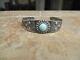 Extra Nice Old Fred Harvey Era Navajo Sterling Silver Turquoise Concho Bracelet