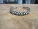 Extra Nice Old Fred Harvey Era Navajo Sterling Silver Turquoise Row Bracelet