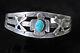 Fred Harvey Maisels Sterling Silver & Turquoise Thunderbird Arrows Cuff Bracelet