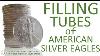 Filling More Tubes Of American Silver Eagles Episode 24 Stacking Silver Slow U0026 Steady To Win