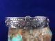 Fred Harvey Era Bell Trading Post Navajo Silver Cuff Bracelet