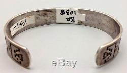 Fred Harvey Era Bracelet Coin Silver or Sterling Old Tourist Era Collectible