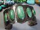 Fred Harvey Era Navajo Desert Gem Cerrillos Turquoise Sterling Silver Bracelet