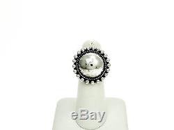 Fred Harvey Era Old Pawn Style Sterling Silver Ring Size-7