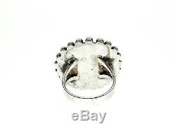 Fred Harvey Era Old Pawn Style Sterling Silver Ring Size-7