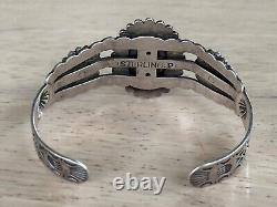 Fred Harvey Era Pacific Jewelry Co. Sterling Silver Turquoise Bracelet