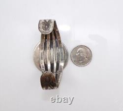 Fred Harvey Native American Sterling Silver 1922 Silver Peace Dollar Bracelet FZ