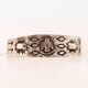 Fred Harvey Sterling Silver Applied Thunderbird Bump Ups Cuff Bracelet 6