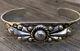 Gorgeous Sterling Silver Bracelet Navajo Fred Harvey 1930s Deco Silver Arrow