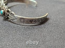 Maisels Trading Post Fred Harvey Era Sterling Cuff Bracelet