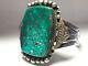 Museum Quality Fred Harvey Era Turquoise Sterling Silver Cuff Bracelet 85 Gram
