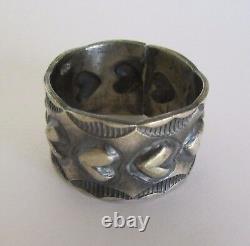 Native American Navajo Fred Harvey Era Sterling Ring Size 8.5 James Yazzie