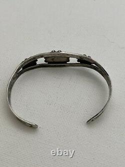Native american sterling silver bracelet fred harvey