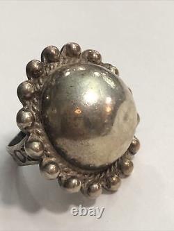 Navajo Dome Ring Fred Harvey Era Sterling Silver Ring Size 5 1/2