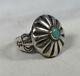 Navajo Fred Harvey Era Vintage Sterling Silver And Turquoise Ring