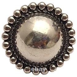 Navajo vintage Fred Harvey Era Sterling Silver Dome Ring Size 6