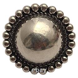 Navajo vintage Fred Harvey Era Sterling Silver Dome Ring Size 6