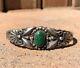 Old Fred Harvey Era Navajo Royston Turquoise Sterling Silver Cuff Bracelet