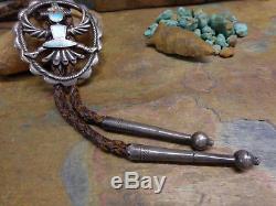 Old Horace Iule Museum Knifewing Kachina Silver Turquoise Zuni Bolo Fred Harvey