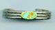 Old Pawn Fred Harvey Era Sterling Silver Blue Turquoise Cuff Bracelet