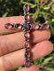 Old Pawn Fred Harvey Navajo Sterling Silver Dragon's Breath Cross Pendant 2.5