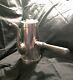 Rare Antique Silver Plated Fred Harvey Railroad Coffee Urn. Wooden Handle