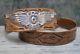 Rare Navajo Vtg Old Pawn Whirling Log Arrow Cuff Bracelet Fred Harvey Silver