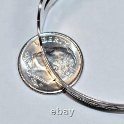 Stunning NAVAJO FRED HARVEY ERA Coin Silver Thunderbird Stamped Cuff Bracelet 6