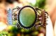 Stunning Vintage Green Turquoise Cuff Sterling Silver Fred Harvey Era Southwest