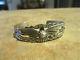 Very Old Petite Fred Harvey Era Navajo Sterling Silver Thunderbird Bracelet