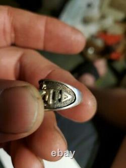 VTG Fred Harvey Era Sterling Silver 925 Thunderbird Ring Size 7