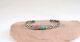 Very Small Fred Harvey Era Sterling Silver And Turquoise Bracelet -stamped Arrow