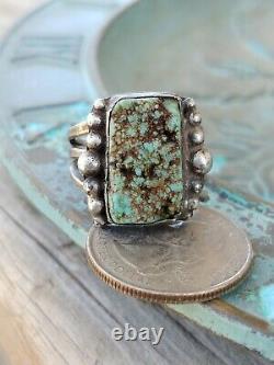 Vintage 1930's Fred Harvey Era Turquoise Sterling Silver Ring