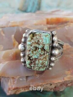 Vintage 1930's Fred Harvey Era Turquoise Sterling Silver Ring