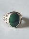 Vintage Fred Harvey Bell Trading Post Sterling Silver Turquoise Ring Sz 10