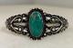 Vintage Fred Harvey Era Navajo Silver Turquoise Bracelet