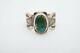 Vintage Fred Harvey Era Navajo Sterling Silver Turquoise Ring Size 6