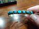 Vintage Fred Harvey Era Small Sterling Silver And Turquoise Cuff