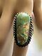 Vintage Navajo Fred Harvey Era Matrix Turquoise Sterling Ring