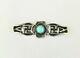 Vintage Rolling Log Pin Sterling Silver And Turquoise Fred Harvey Era