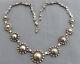 Vintage Silver Fred Harvey Era Satelite Or Beaded Domes Necklace