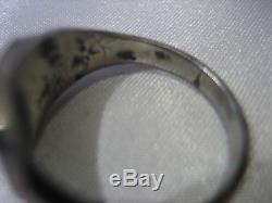 Vintage Sterling Silver Thunderbird Ring Fred Harvey Era 4.7 Grams Size 7