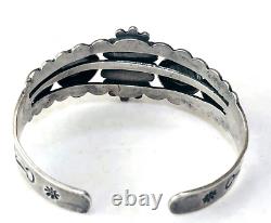 Vtg. FRED HARVEY ERA Sterling Silver Bracelet Southwestern Symbols